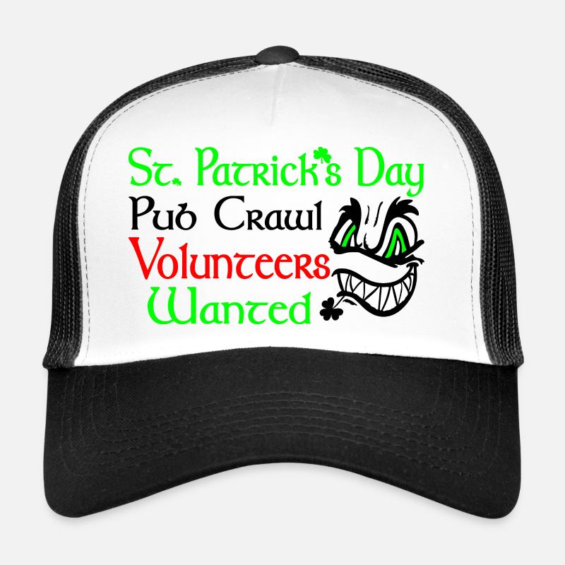 Design unique de la Saint-Patrick Casquette trucker 