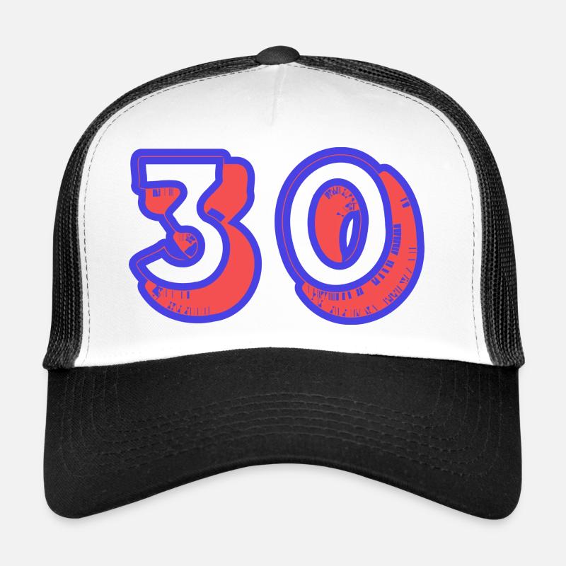 30. 30 YEARS. 30th ANNIVERSARY. 30TH ANNIVERSARY. Trucker Cap