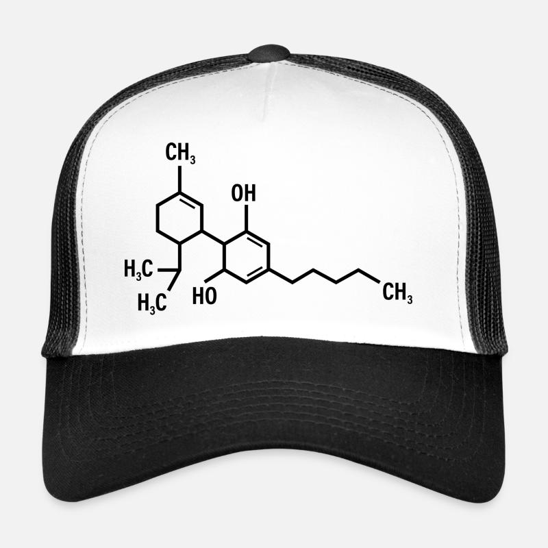 420 - Trucker Cap - Weiß/Schwarz