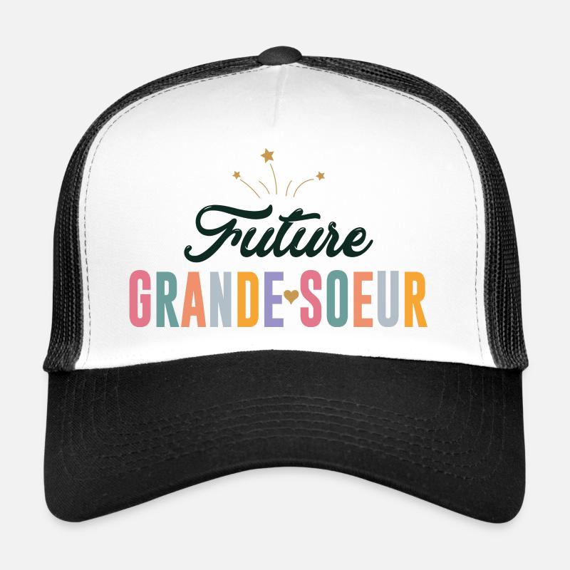Zukünftige große Schwester 2025 Ich werde eine große Schwester Trucker Cap