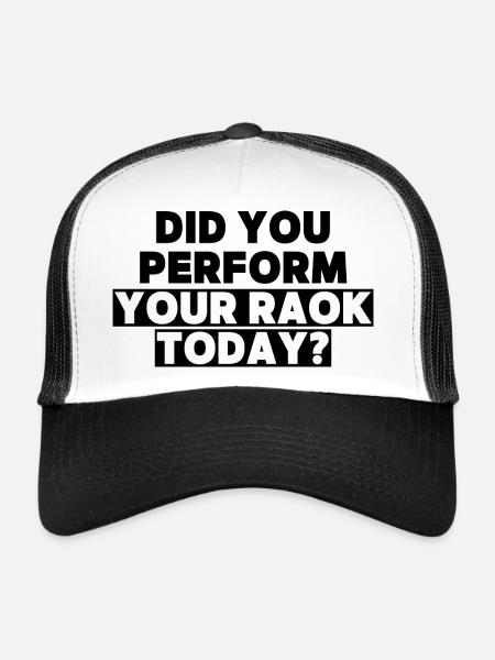 Random Act Of Kindness - Trucker Cap - white/black - Front