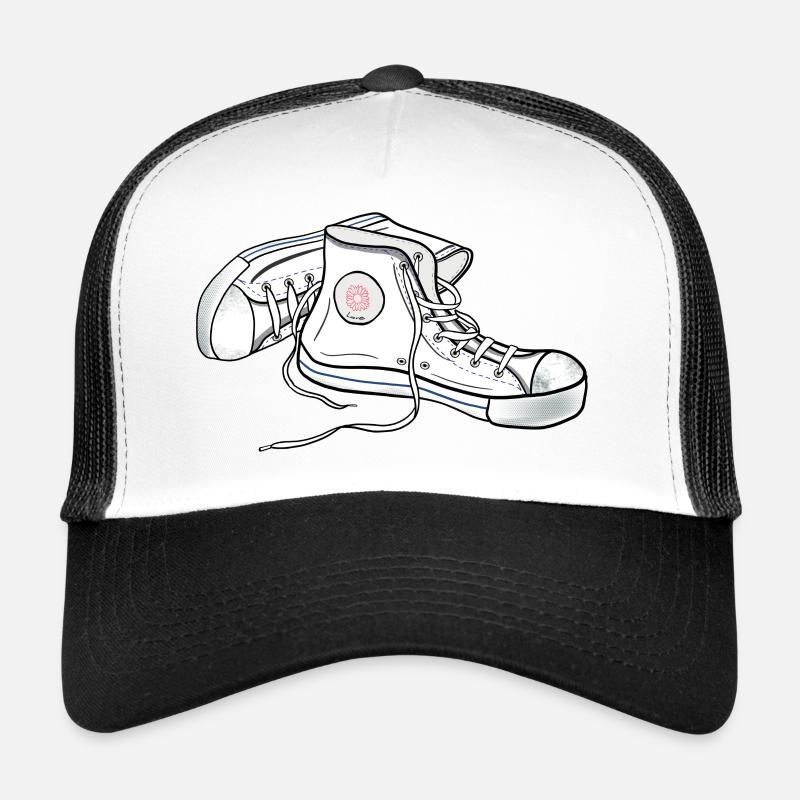 Mandrins blancs Casquette trucker 