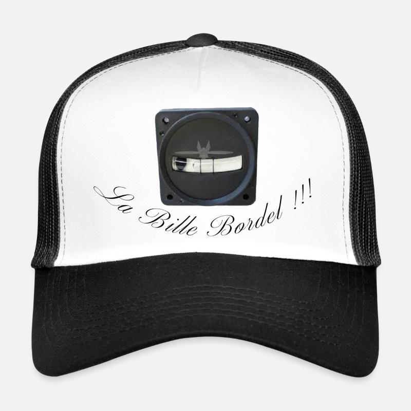 The messy ball - Trucker Cap - white/black