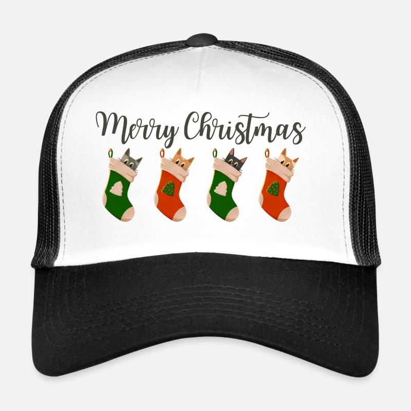 Joyeux Noël - Chats pour Noël Casquette trucker 