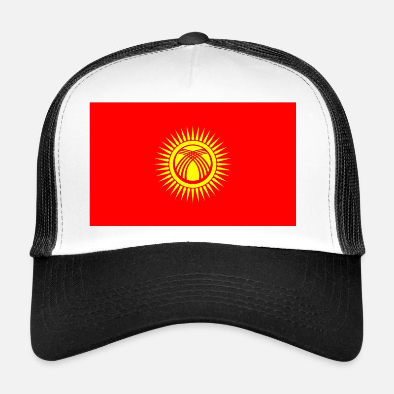 Krigistan - Trucker Cap - Weiß/Schwarz