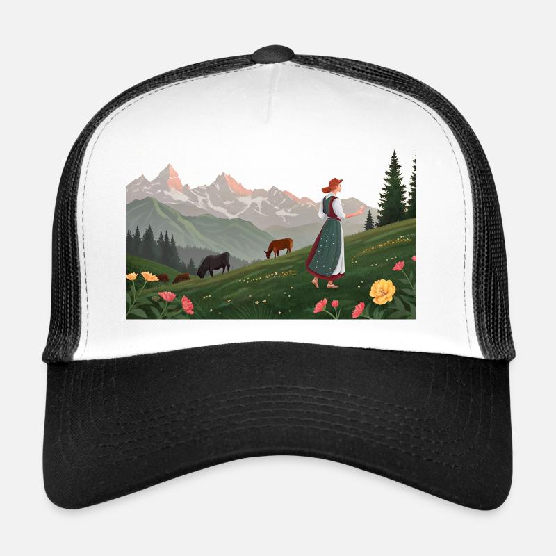 Folklore | Frau in Tracht Trucker Cap