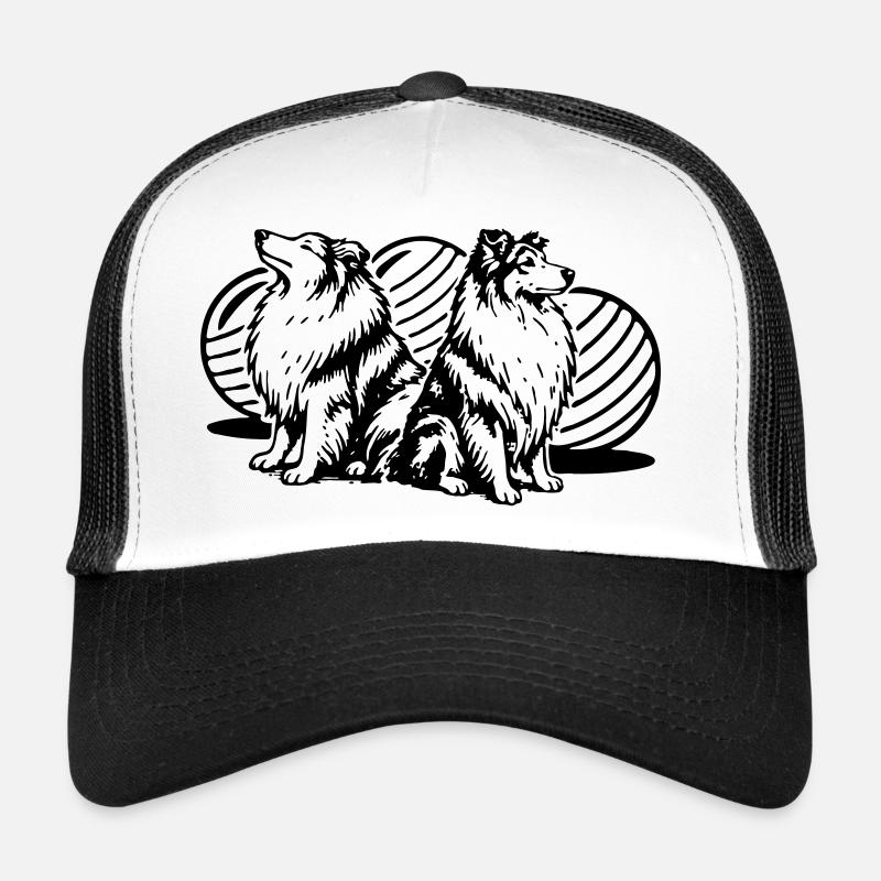 Driftball (colorable) - Trucker Cap - white/black