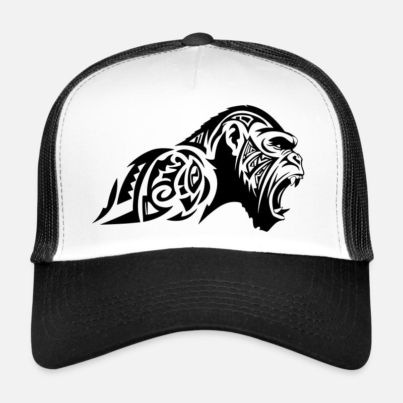 Gorilla Beast Tribal Trucker Cap