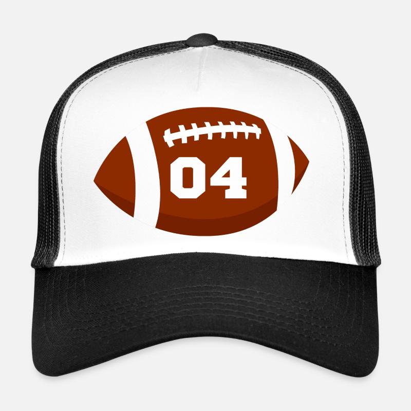 Number 4 rugby - 4th anniversary rugby Trucker Cap