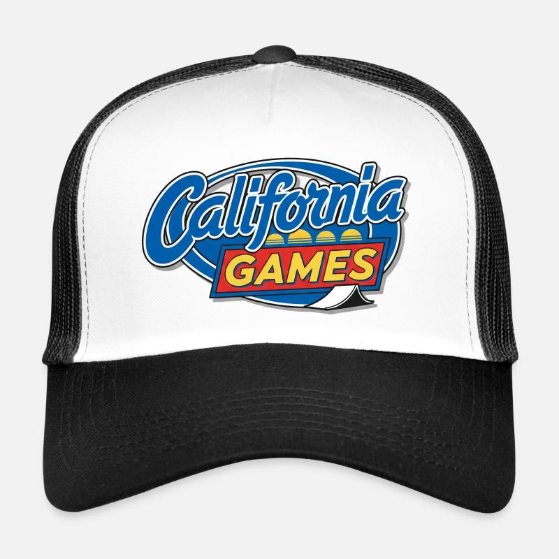 CaliGames - Trucker Cap - Weiß/Schwarz