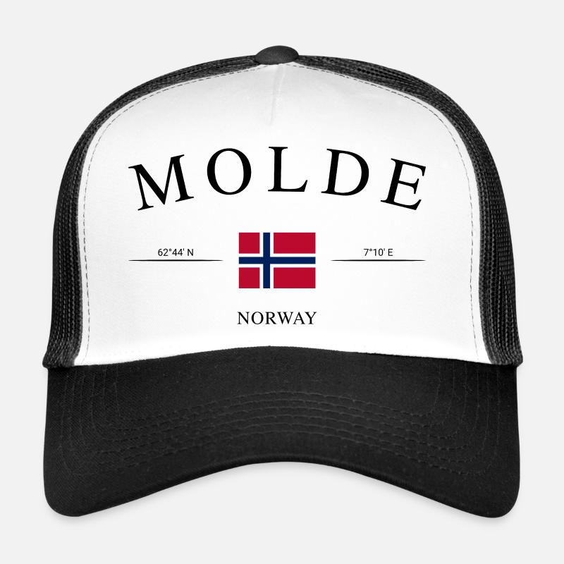 Molde, Norvège – Souvenir et cadeau de vacances Casquette trucker 