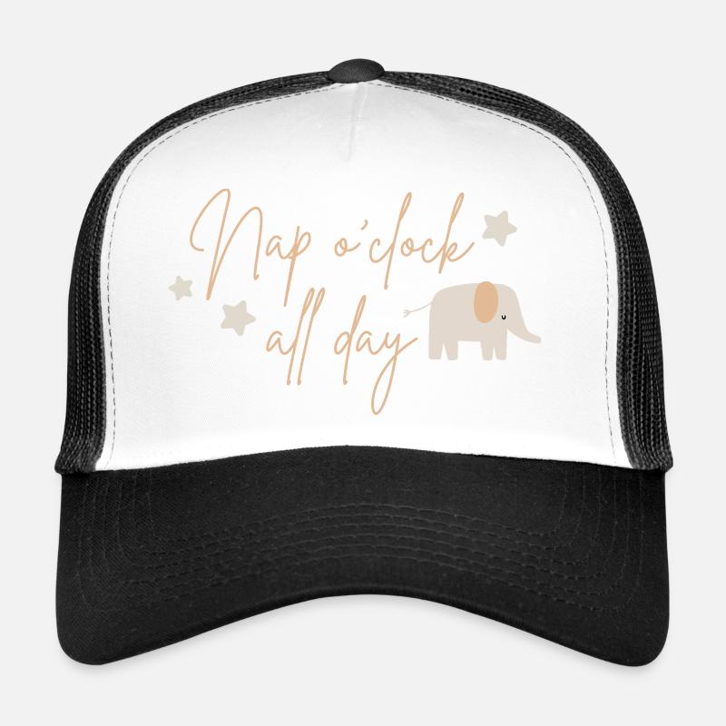 Nap o'clock all day, Elefant beige Trucker Cap
