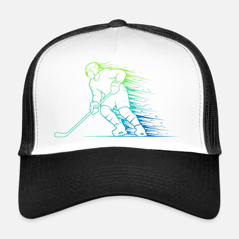 Eishockey Eishockeyspieler Mann Trucker Cap