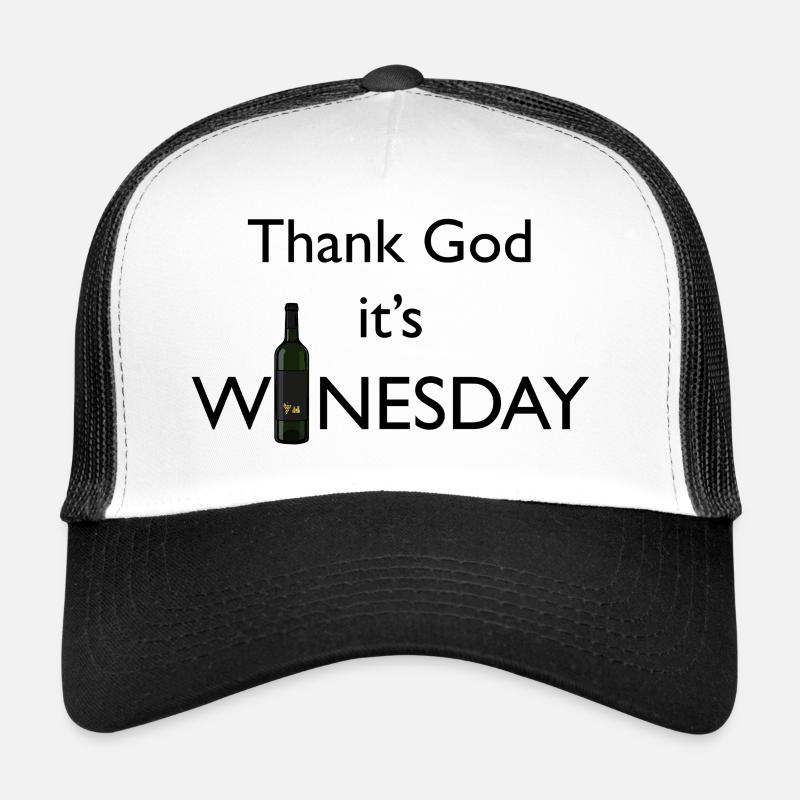 Dieu merci, c’est le jour des vins Casquette trucker 