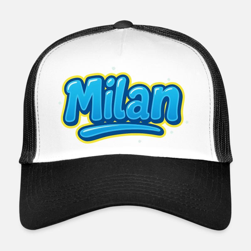 Graffiti Prénom Léon cadeau idéal imprimable Casquette trucker 