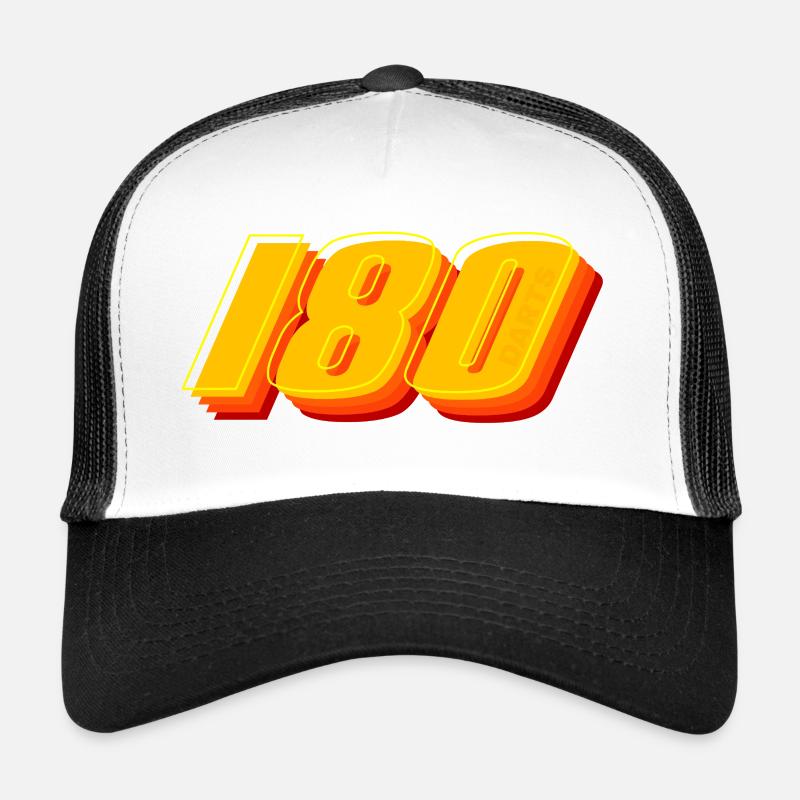 Fléchettes, fléchettes, 180 fléchettes rétro Casquette trucker 