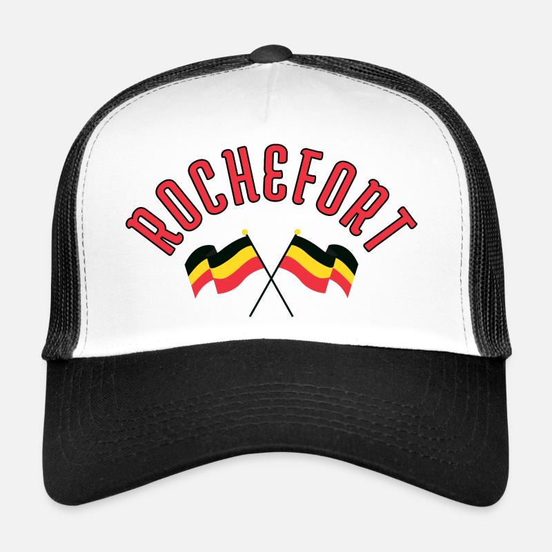Rochefort Belgium Flags Trucker Cap