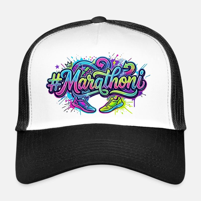 Marathoni Graffiti-Laufschuhe Trucker Cap