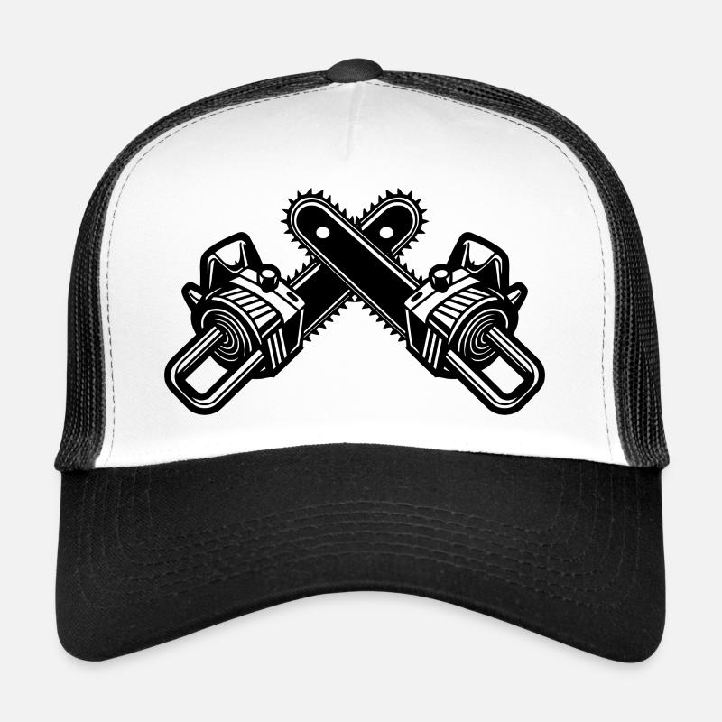 Tronçonneuses croisées Casquette trucker 