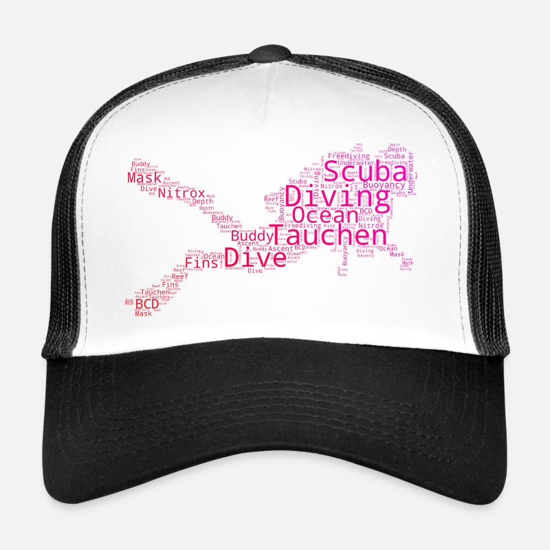 Idée cadeau pour un fan de plongée avec plongée sous-marine Casquette trucker 