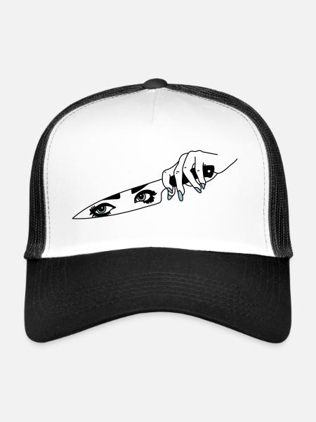 Bad woman - Trucker Cap - white/black - Front
