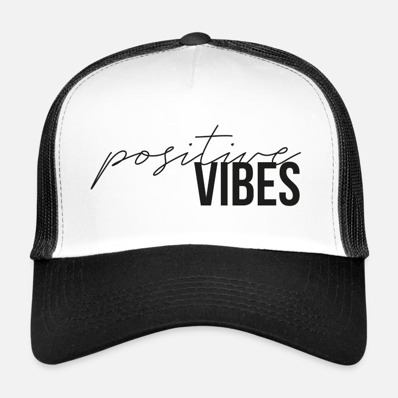 cadeau moderne vibes positives Casquette trucker 