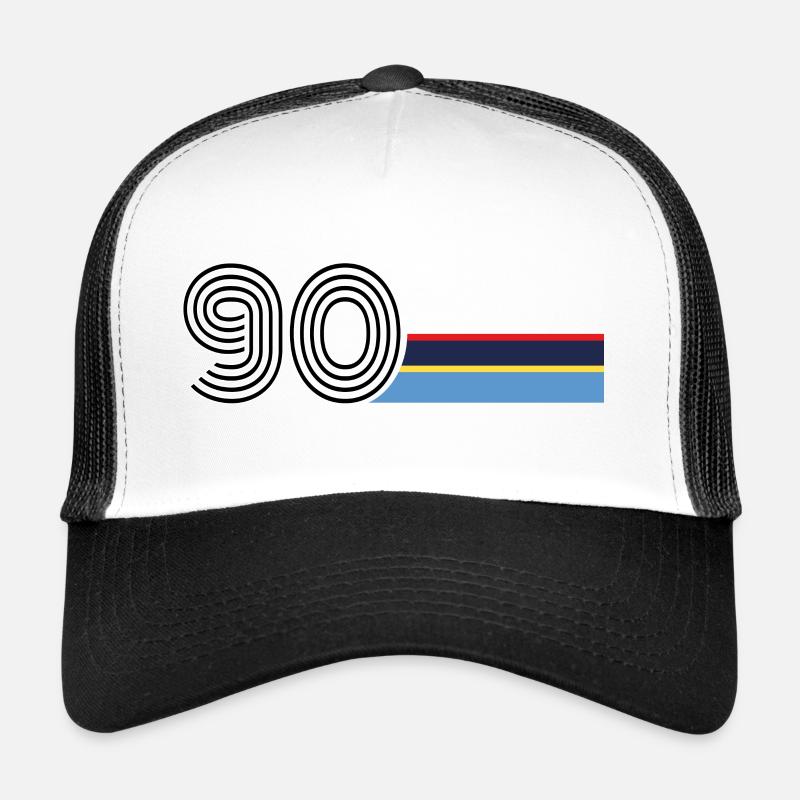 Année modèle 1990 couleur pts Casquette trucker 