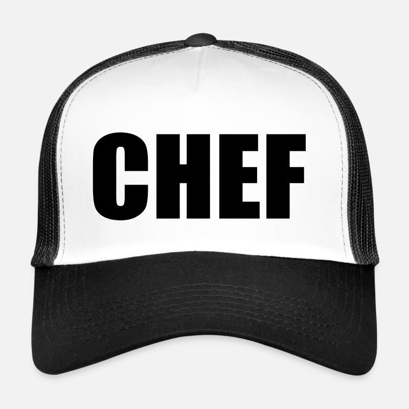 Chef - Trucker Cap - Weiß/Schwarz