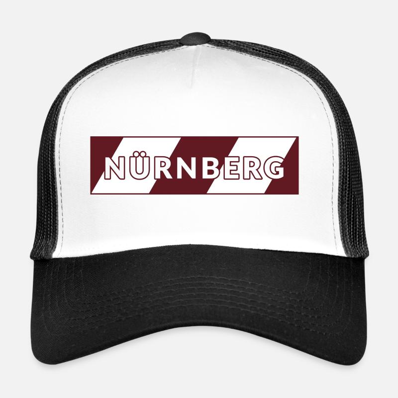 Nuremberg red / white Trucker Cap