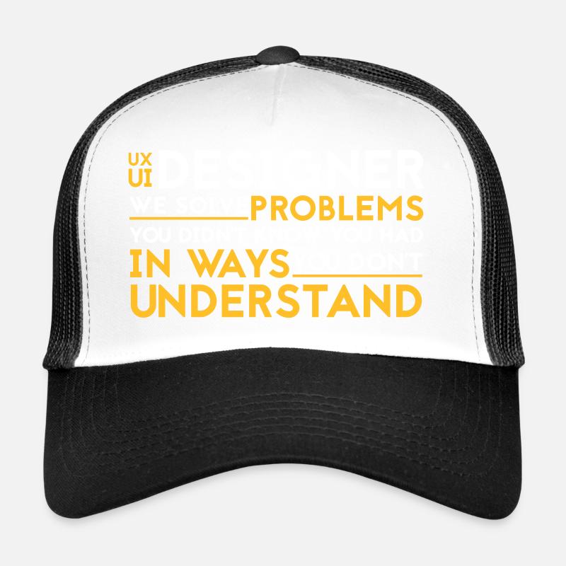 UX UI Designer Job Job IT Programmer Trucker Cap