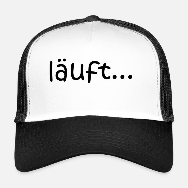 Laufspruch - Trucker Cap - Weiß/Schwarz