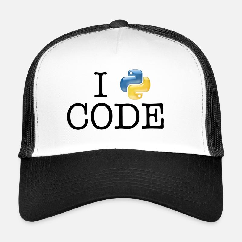 I love code - Python Trucker Cap