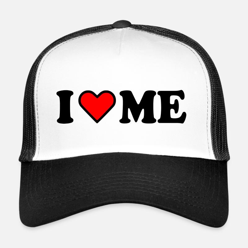 I love me - Trucker Cap - Weiß/Schwarz