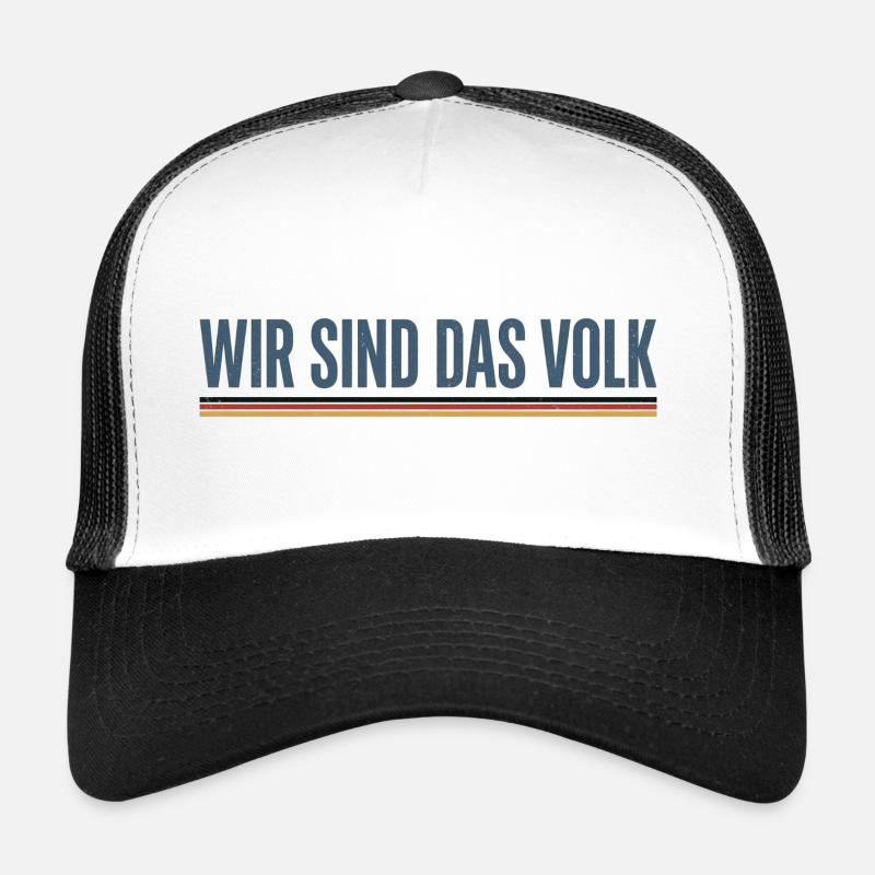 Wir sind das Volk - Trucker Cap - Weiß/Schwarz
