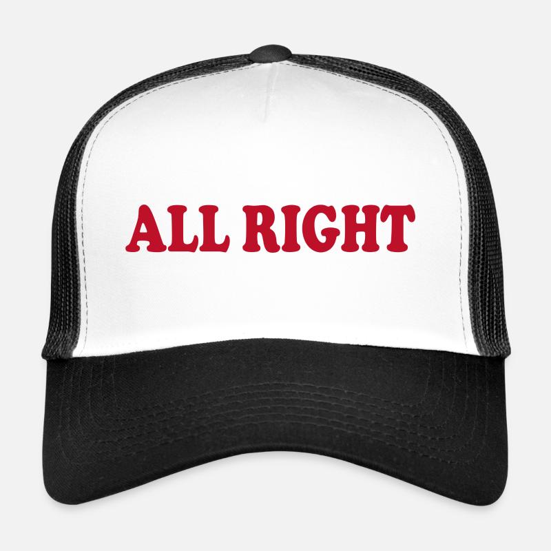 Right quote - Trucker Cap - white/black