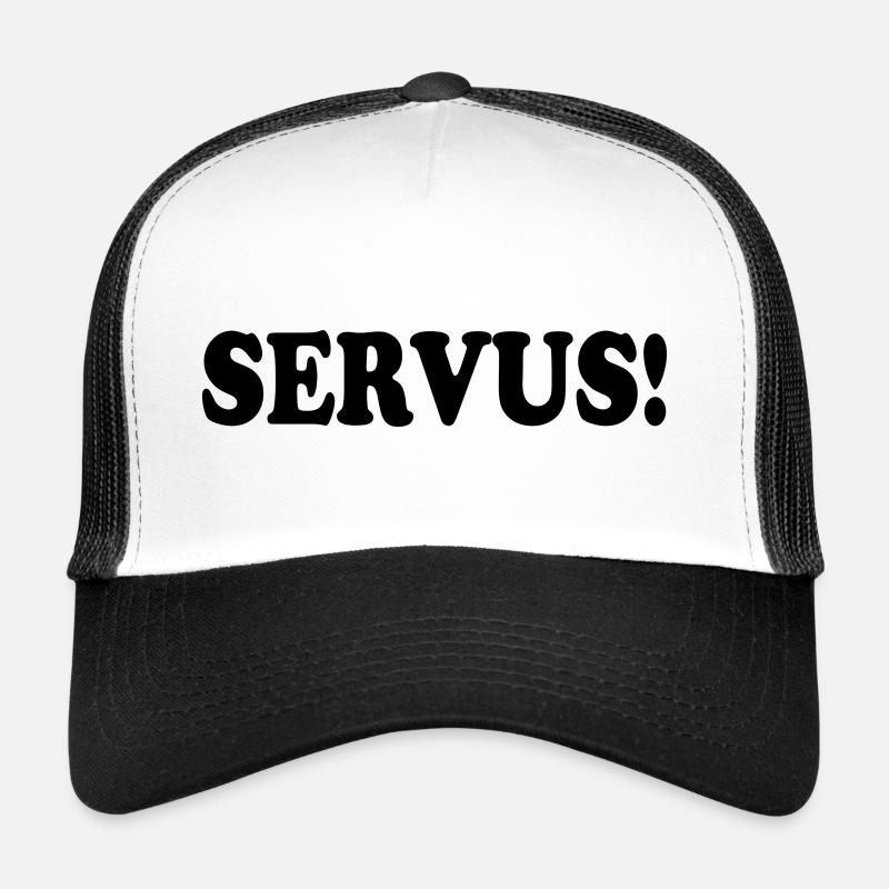 Servus - Trucker Cap - Weiß/Schwarz