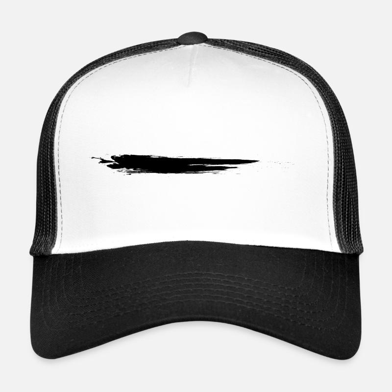 Moins - Casquette trucker  - blanc/noir