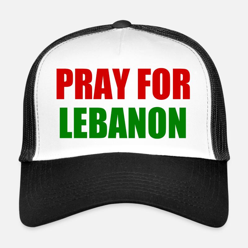Pray for lebanon Casquette trucker 