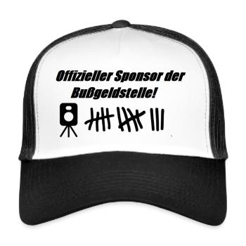 Official sponsor of the penalty office! - Trucker Cap - white/black - Front