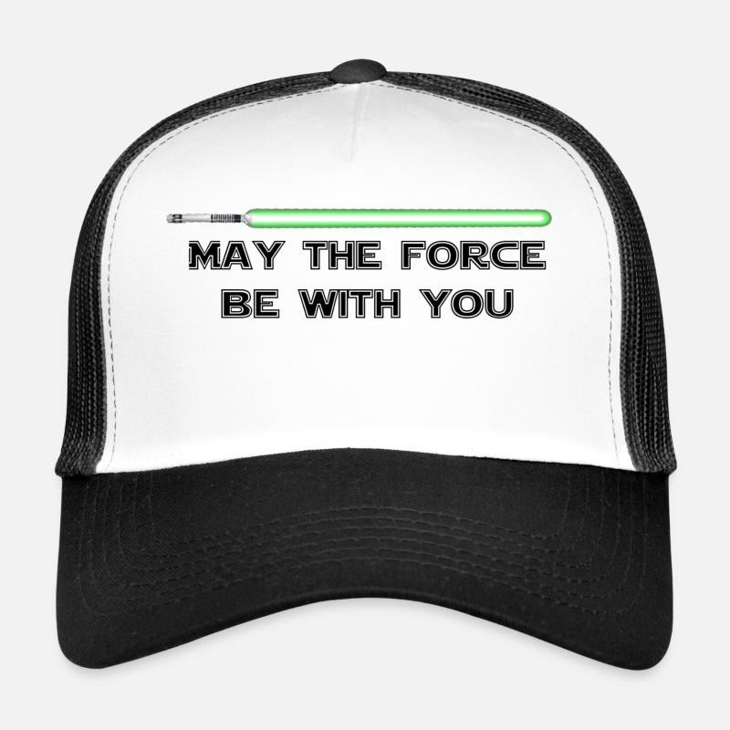 May the force be with you - Trucker Cap - Weiß/Schwarz