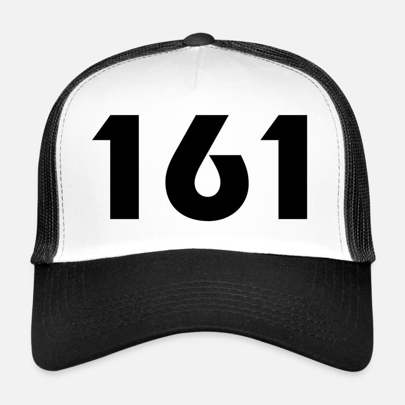 eins6eins - Casquette trucker  - blanc/noir