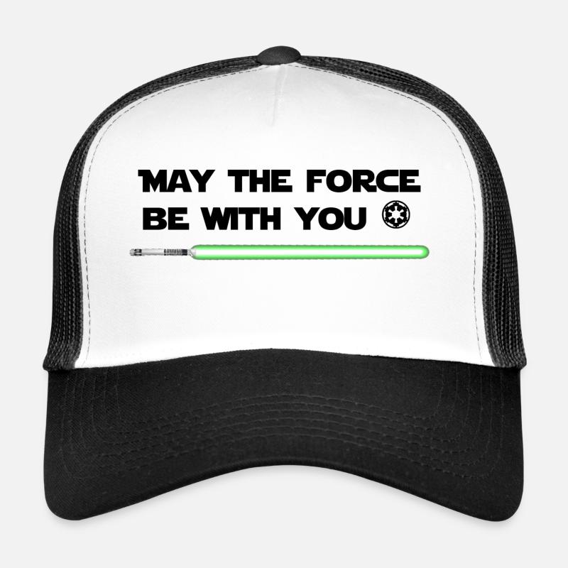 May the force be with you - Trucker Cap - Weiß/Schwarz