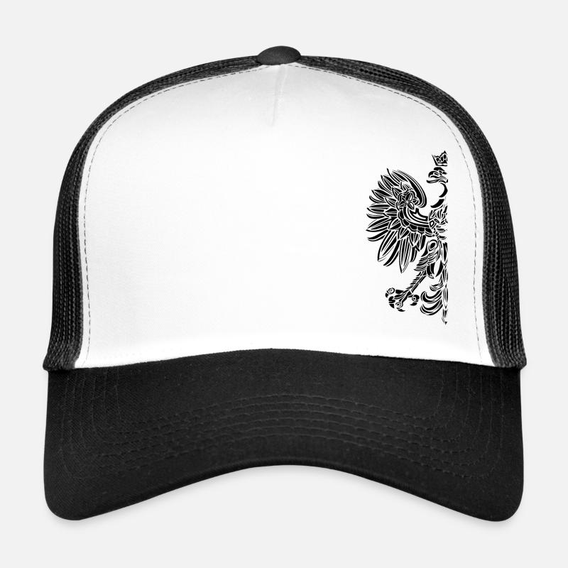 Polska - Trucker Cap - Weiß/Schwarz