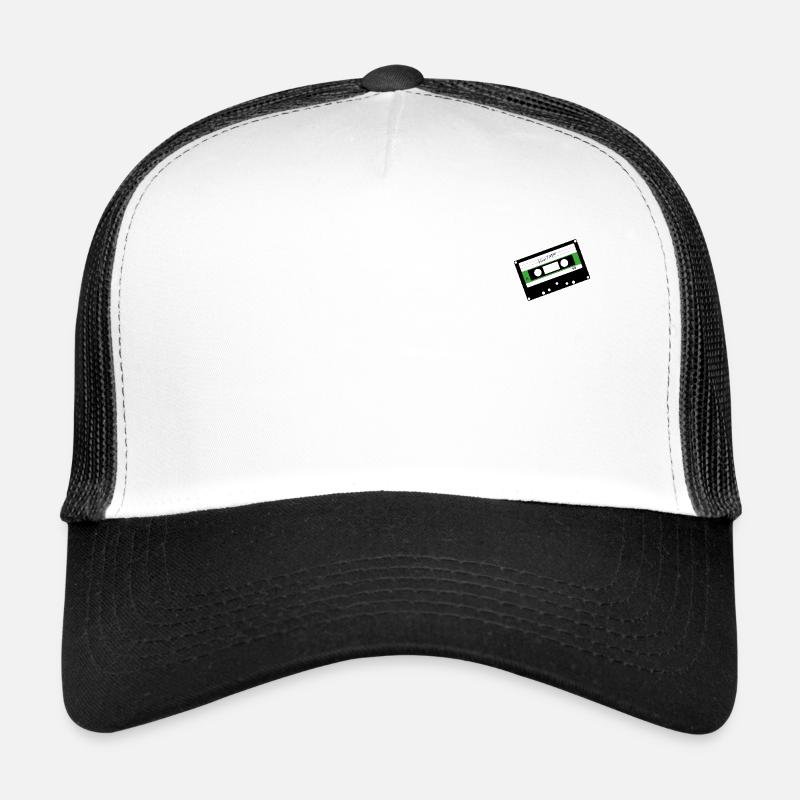 Cassette - Casquette trucker  - blanc/noir