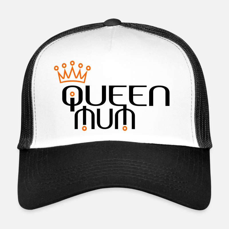 QUEEN MUM avec la couronne Casquette trucker 