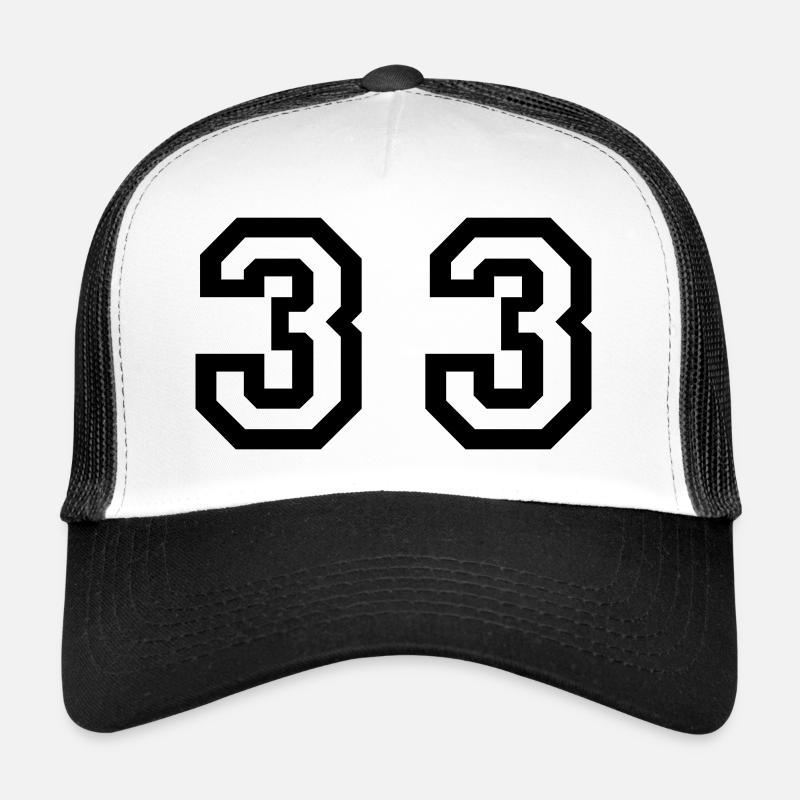 Nombre - 33 - trente-trois Casquette trucker 