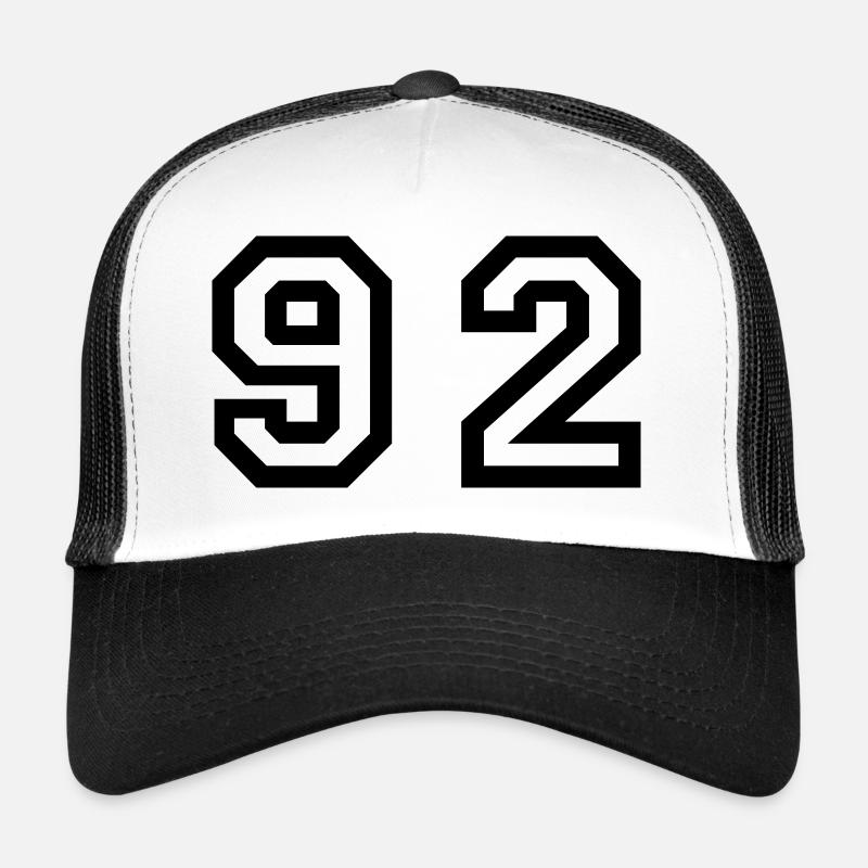 Number - 92 - Ninety Two Trucker Cap