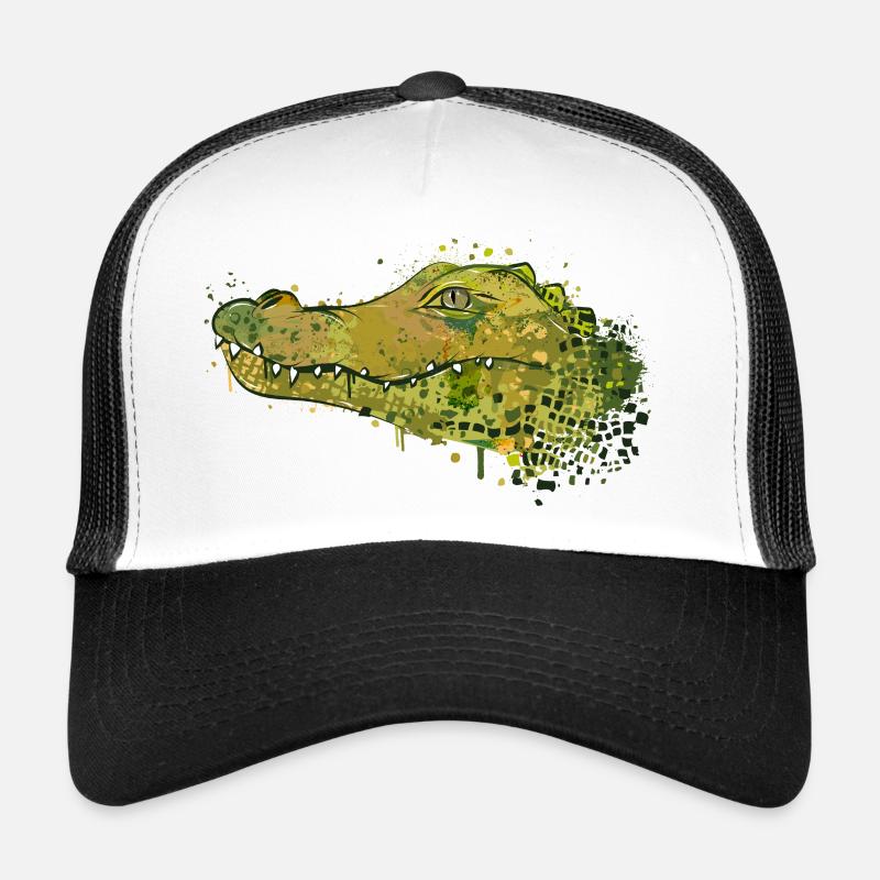 Crocodile Graffiti Trucker Cap