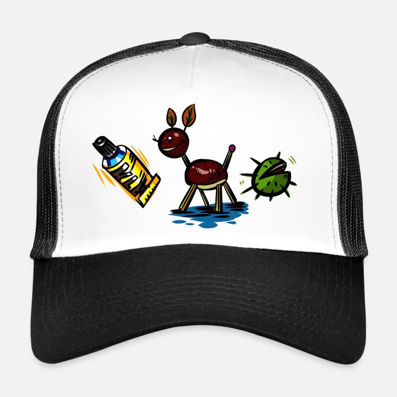 Herbst Kastanien Design Trucker Cap