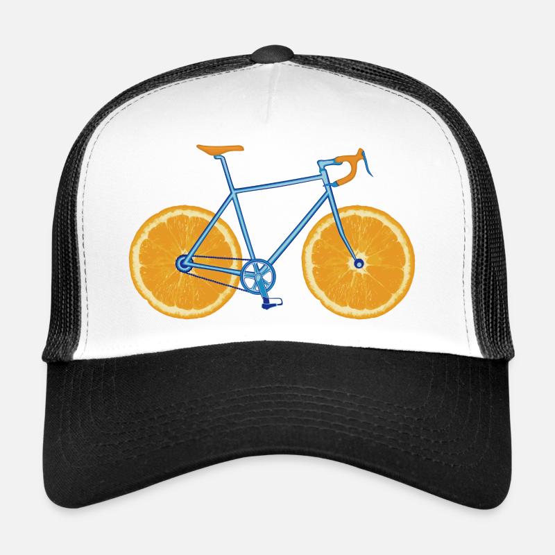 Bicycle ORANGE - Trucker Cap - Weiß/Schwarz